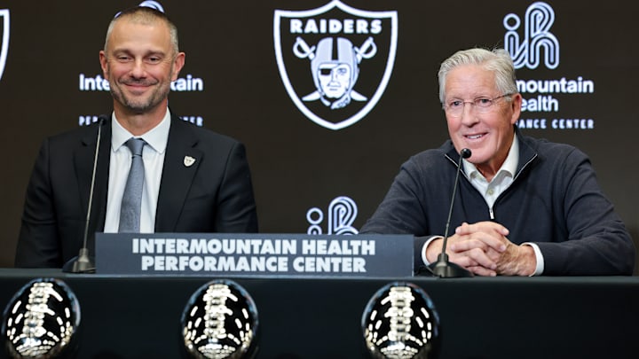 Las Vegas Raiders Introduce Pete Carroll As Head Coach, John Spytek As General Manager