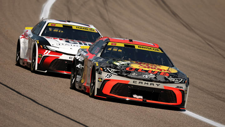 Chase Briscoe, Denny Hamlin, Joe Gibbs Racing, NASCAR