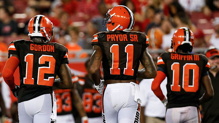 Josh Gordon, Terrelle Pryor: Cleveland Browns v Tampa Bay Buccaneers