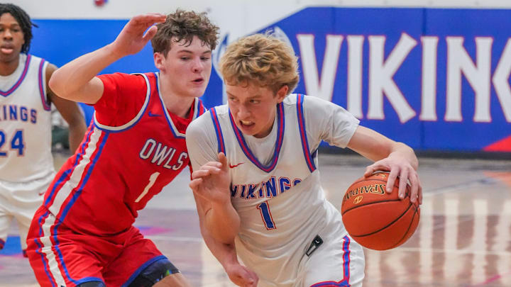 Wisconsin Lutheran's Kager Knueppel (1) is the younger brother of breakout NBA rookie Kon Knueppel