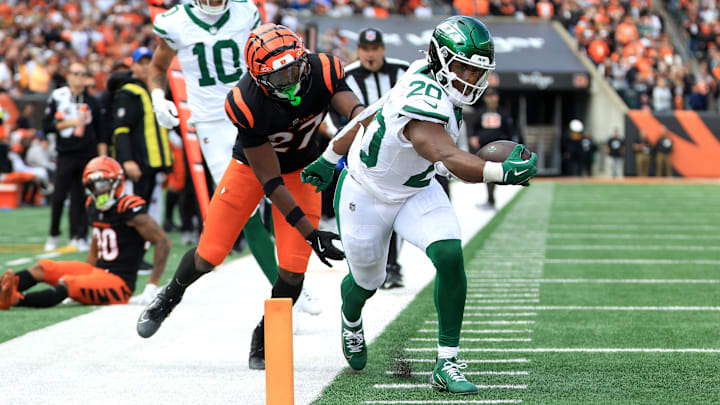 New York Jets running back Breece Hall New York Jets running back Breece Hall