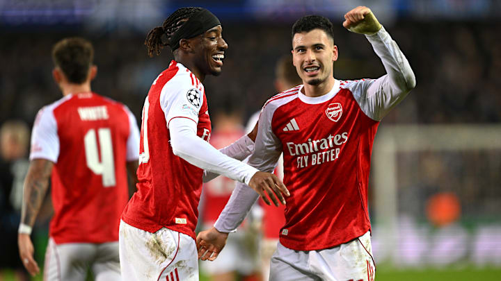 Arsenal é o atual líder da Champions League 2025/26