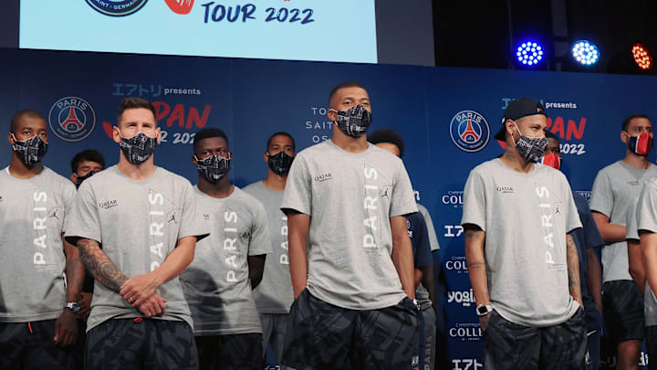 Messi, Mbappé y Neymar 