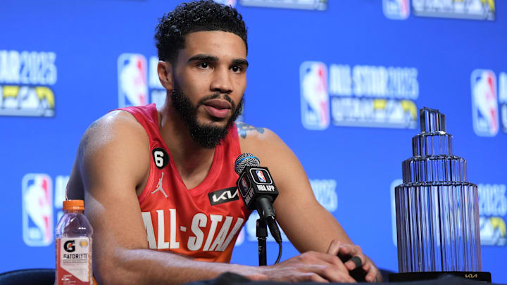 Jayson Tatum is one of five Celtics among the top vote-getters ahead of the 2024 NBA All-Star Game. 