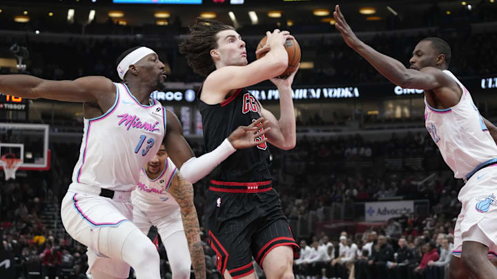 Miami Heat defenders Bam Adebayo and Andrew Wiggins must do a better job of keeping Chicago Bulls guard Josh Giddey under wraps in Wednesday's play-in than they did during the regular season if their team is to earn themselves another game on Friday.
