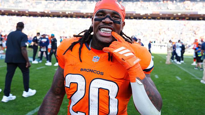 Sep 20, 2026; Denver, Colorado, USA; Denver Broncos running back Jonah Coleman (20) celebrates on the field after defeating the Jacksonville Jaguars at Empower Field at Mile High. Mandatory Credit: Ron Chenoy-Imagn Images Sep 20, 2026; Denver, Colorado, USA; Denver Broncos running back Jonah Coleman (20) celebrates on the field after defeating the Jacksonville Jaguars at Empower Field at Mile High. Mandatory Credit: Ron Chenoy-Imagn Images