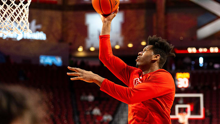 Jan 20, 2024; Lincoln, Nebraska, USA; Nebraska Cornhuskers forward Blaise Keita (15) before the game