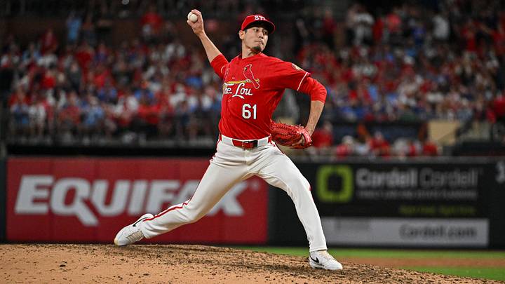 St. Louis Cardinals pitcher Riley O'Brien