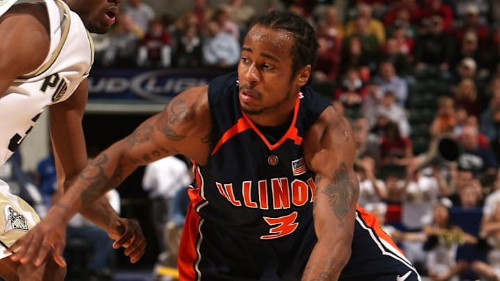 Potential new WVU assistant Chester Frazier during his playing days at Illinois.