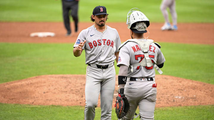 Boston Red Sox relief pitcher Jordan Hicks