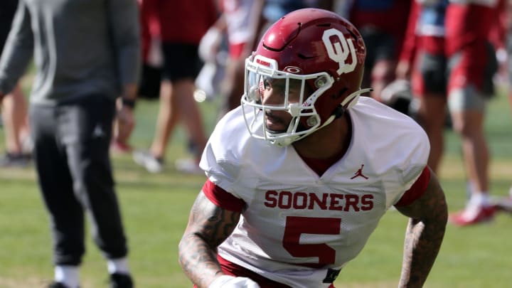 Oklahoma cornerback Woodi Washington Oklahoma cornerback Woodi Washington