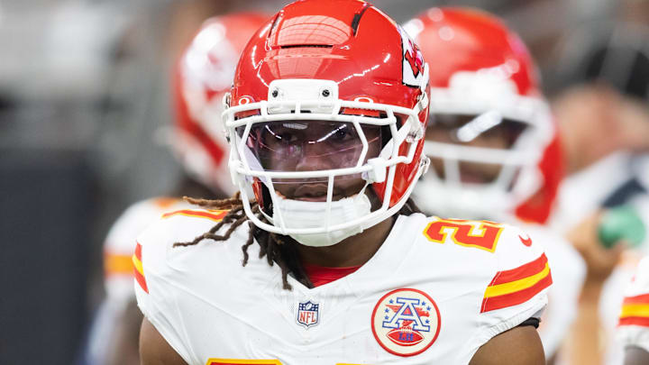 Kansas City Chiefs cornerback Nohl Williams (20) against the Arizona Cardinals during a preseason NFL game at State Farm Stadium.