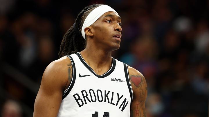 Jan 27, 2026; Phoenix, Arizona, USA; Brooklyn Nets guard Terance Mann (14) against the Phoenix Suns at Mortgage Matchup Center. Mandatory Credit: Mark J. Rebilas-Imagn Images Jan 27, 2026; Phoenix, Arizona, USA; Brooklyn Nets guard Terance Mann (14) against the Phoenix Suns at Mortgage Matchup Center. Mandatory Credit: Mark J. Rebilas-Imagn Images