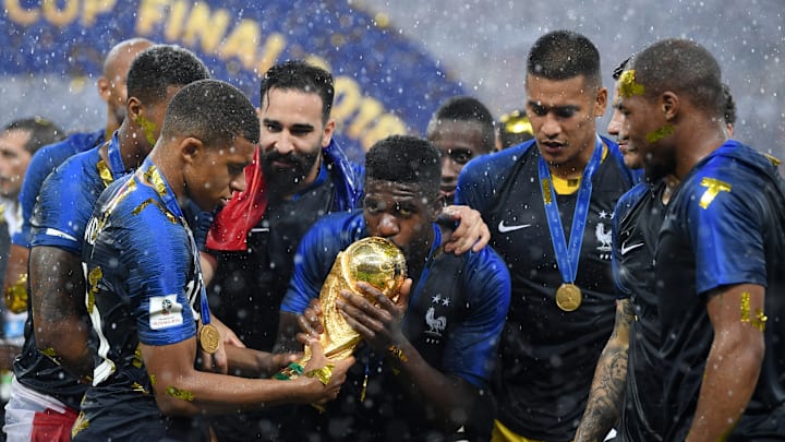 Les Bleus vainqueurs de la Coupe du Monde en 2018