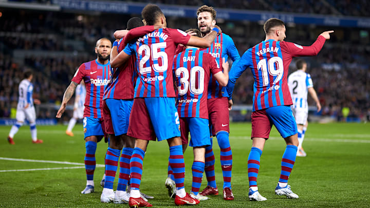 Les Barcelonais ont une belle possibilité de prendre trois points d'avance sur le FC Séville, 3e au classement. Les Barcelonais ont une belle possibilité de prendre trois points d'avance sur le FC Séville, 3e au classement.