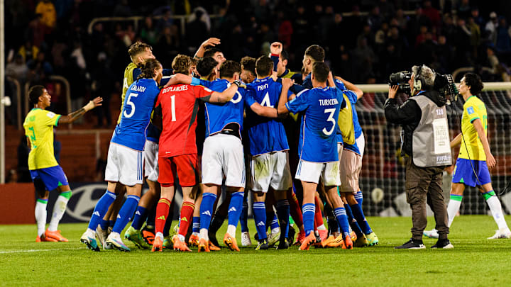 Italy v Brazil : Group D -  FIFA U-20 World Cup Argentina 2023