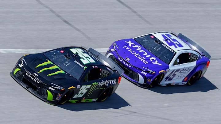 Riley Herbst, Tyler Reddick, 23XI Racing, Talladega Superspeedway, NASCAR