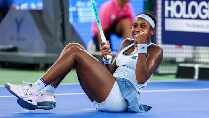Coco Gauff defeated Jessica Pegula to win the Wuhan Open. Coco Gauff defeated Jessica Pegula to win the Wuhan Open.