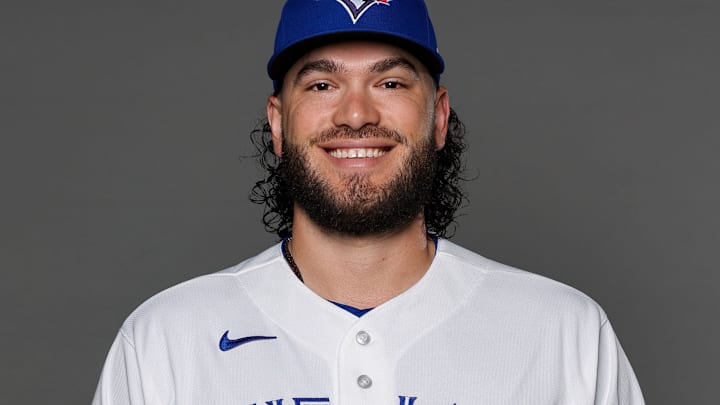 Blue Jays pitcher Cody Ponce (66) poses for a photo during media day at the Player Development Complex Blue Jays pitcher Cody Ponce (66) poses for a photo during media day at the Player Development Complex