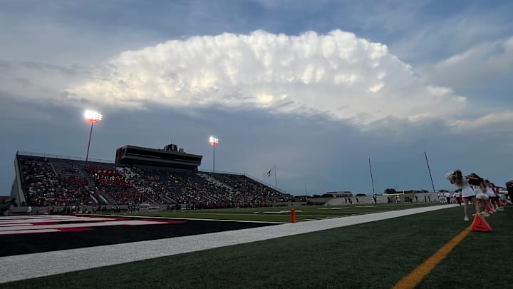 With expected storms on Friday night in the Dallas area, schools are moving games up a day to avoid delays or postponements.