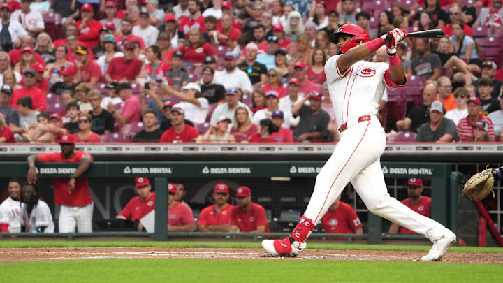 Cincinnati Reds outfielder Rece Hinds