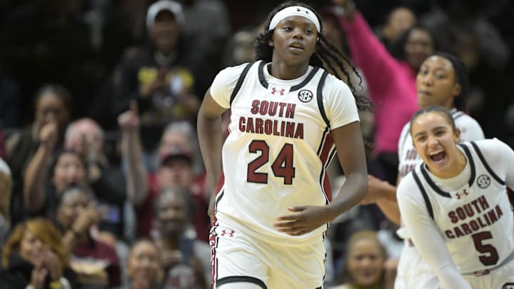 South Carolina basketball freshman Sahnya Jah
