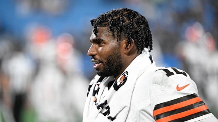 Cleveland Browns quarterback Shedeur Sanders