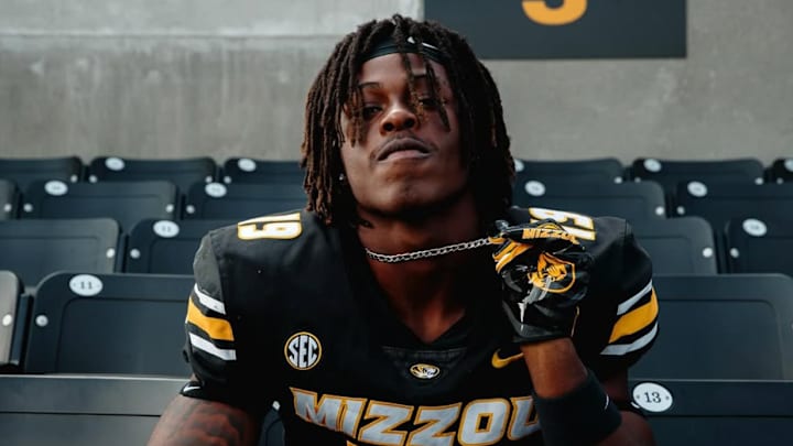 Magnolia, Mississippi, native Micah Nickerson on his official visit to the University of Missouri on Saturday, Sept. 20, 2025. 