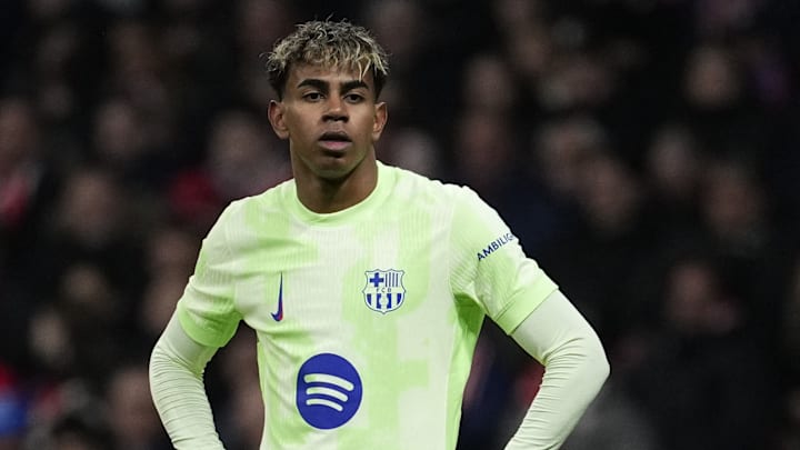 Lamine Yamal débute pour cette affiche de Liga du FC Barcelone.