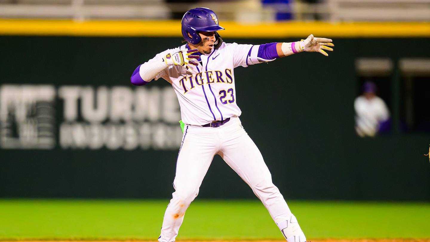 The Starting Lineups: LSU Baseball vs. Arkansas Razorbacks in College ...