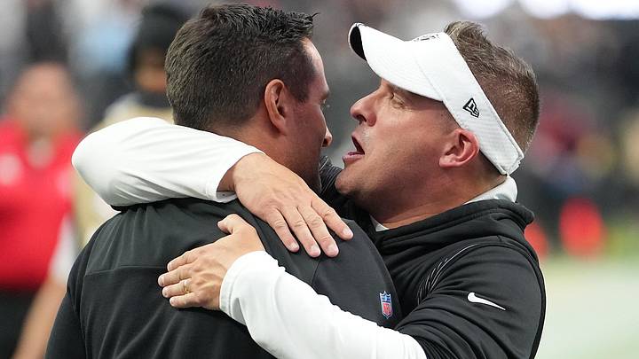 Las Vegas Raiders head coach Josh McDaniels and general manager Dave Ziegler Las Vegas Raiders head coach Josh McDaniels and general manager Dave Ziegler