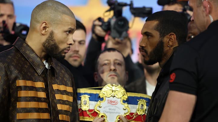 Chris Eubank Jr. (left) and Conor Benn (right).