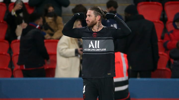 Sergio Ramos en el PSG.