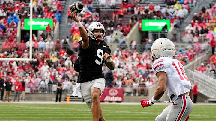 Ohio State Buckeyes quarterback Tavien St. Clair got an unthinkable assessment for his spring game showing