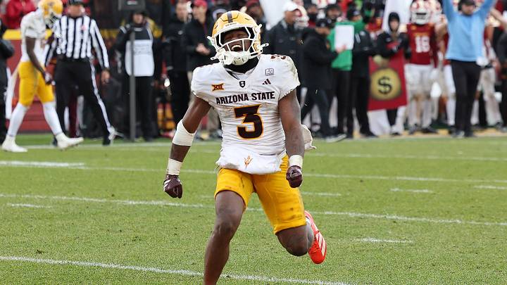 Nov 1, 2025; Ames, Iowa, USA; Running back Raleek Brown Nov 1, 2025; Ames, Iowa, USA; Running back Raleek Brown