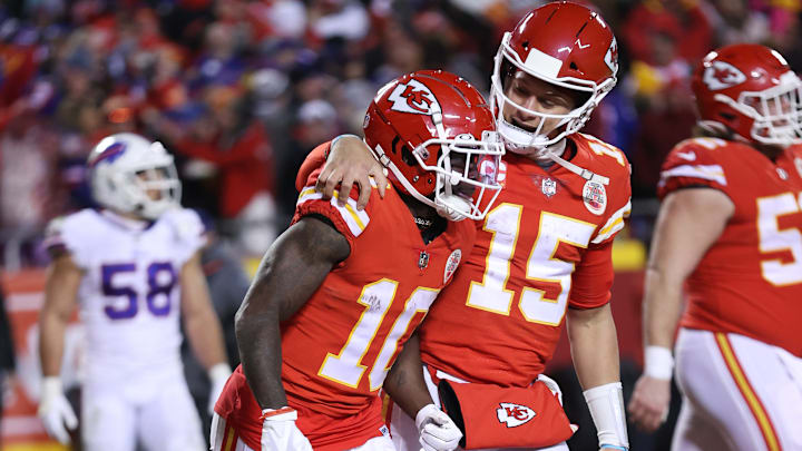 Mahomes y Hill son una dupla temible en la NFL