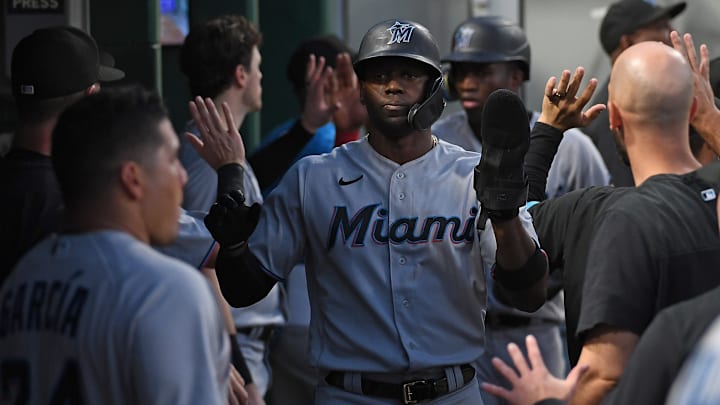 Jorge Soler no ha podido producir como esperaban los Marlins al inicio del año