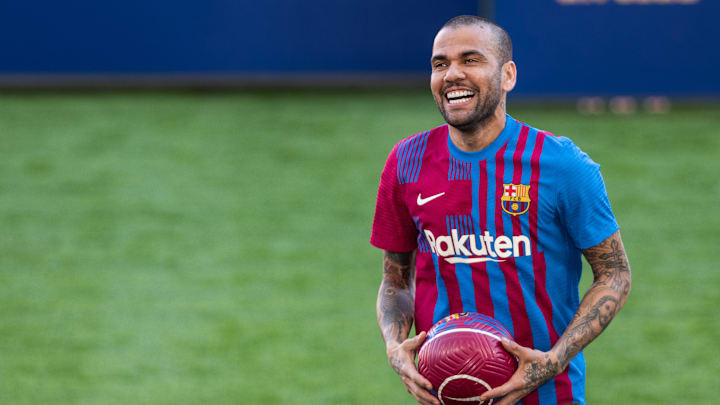 Bessere Zeiten: Dani Alves bei seiner Barça-Rückkehr.