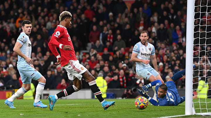 Marcus Rashford erzielte kurz vor dem Schlusspfiff Manchester Uniteds Siegtor