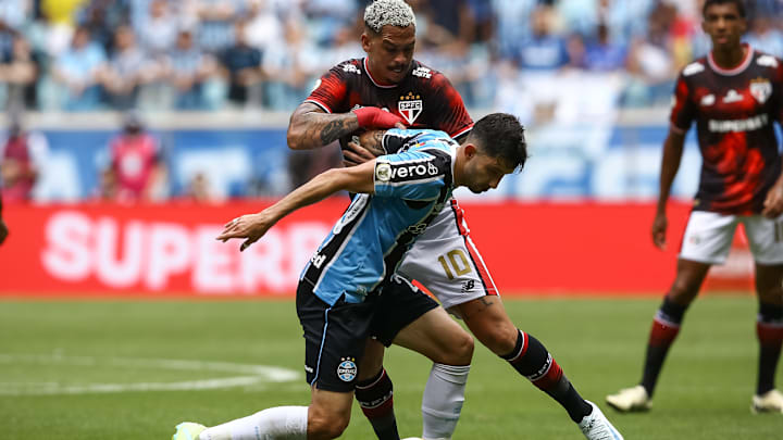 São Paulo x Grêmio duelam pelo Brasileirão 2025