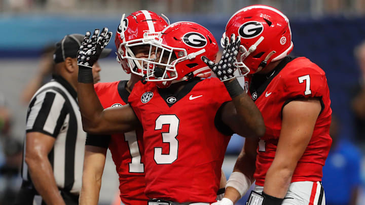 Georgia running back Nate Frazier (3)