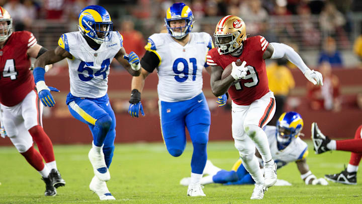 San Francisco 49ers wide receiver Deebo Samuel (19)