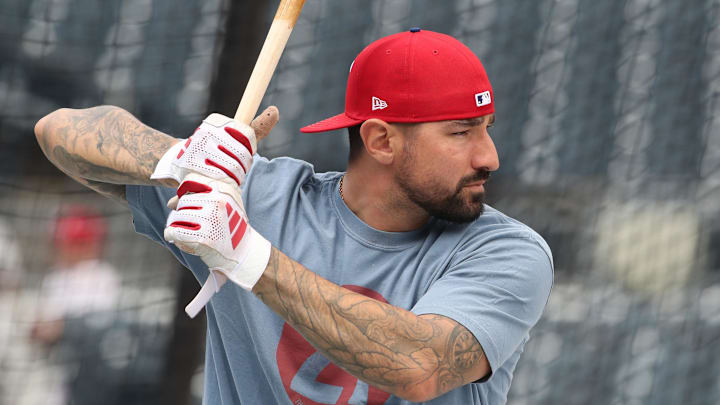 Philadelphia Phillies right fielder Nick Castellanos (8)