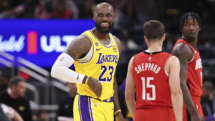 Los Angeles Lakers wing LeBron James.