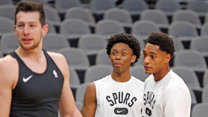 San Antonio Spurs Devin Vassell, Josh Primo