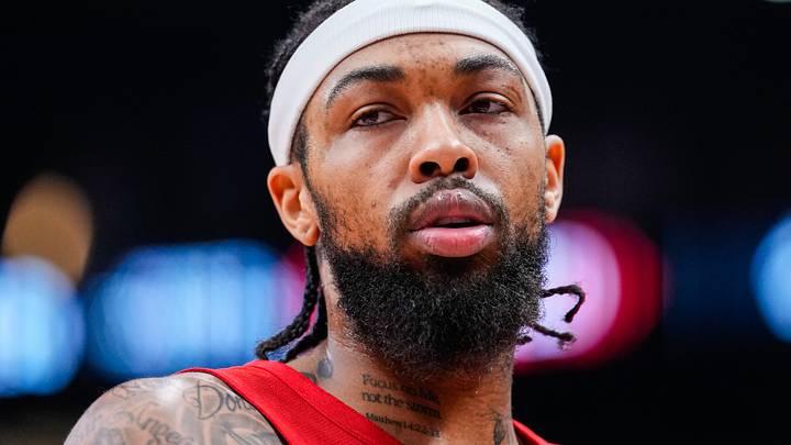 Feb 8, 2026; Toronto, Ontario, CAN; Toronto Raptors forward Brandon Ingram (3) looks on against the Indiana Pacers at Scotiabank Arena. Mandatory Credit: Kevin Sousa-Imagn Images Feb 8, 2026; Toronto, Ontario, CAN; Toronto Raptors forward Brandon Ingram (3) looks on against the Indiana Pacers at Scotiabank Arena. Mandatory Credit: Kevin Sousa-Imagn Images