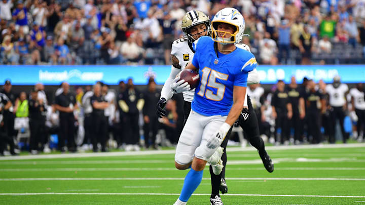 Los Angeles Chargers wide receiver Ladd McConkey could have a big game -- if he plays -- in Week 12. Los Angeles Chargers wide receiver Ladd McConkey could have a big game -- if he plays -- in Week 12.