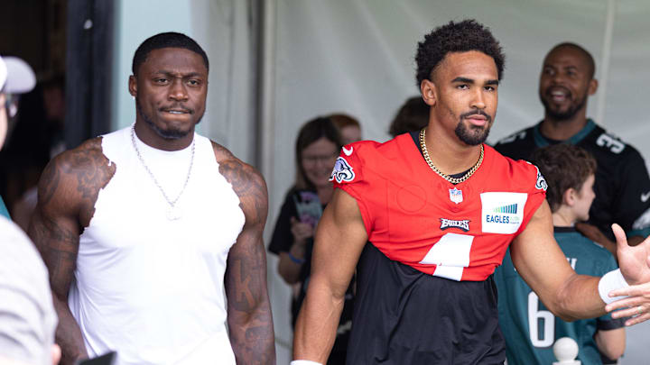 Hurts and Brown have struggled to connect in 2024.