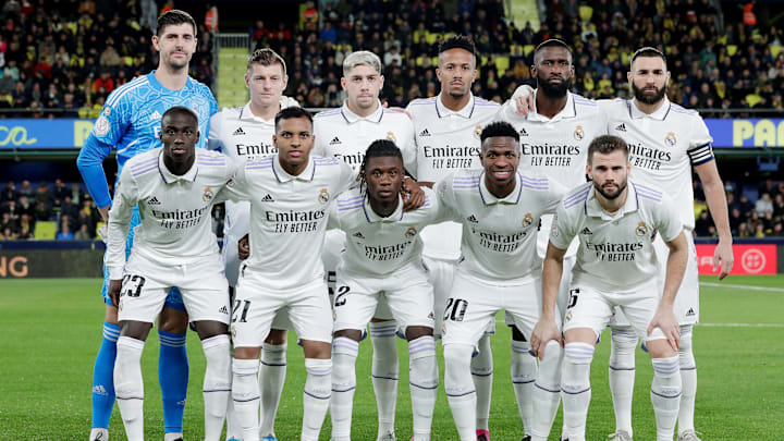 Antonio Rudiger, David Alaba, Eduardo Camavinga, Fede Valverde Antonio Rudiger, David Alaba, Eduardo Camavinga, Fede Valverde