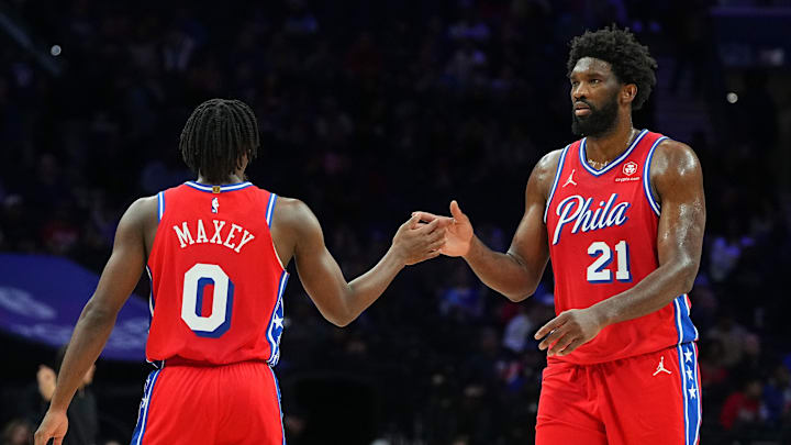 Tyrese Maxey, Joel Embiid, Philadelphia 76ers